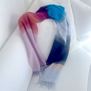 J Crew color block scarf - oversized
